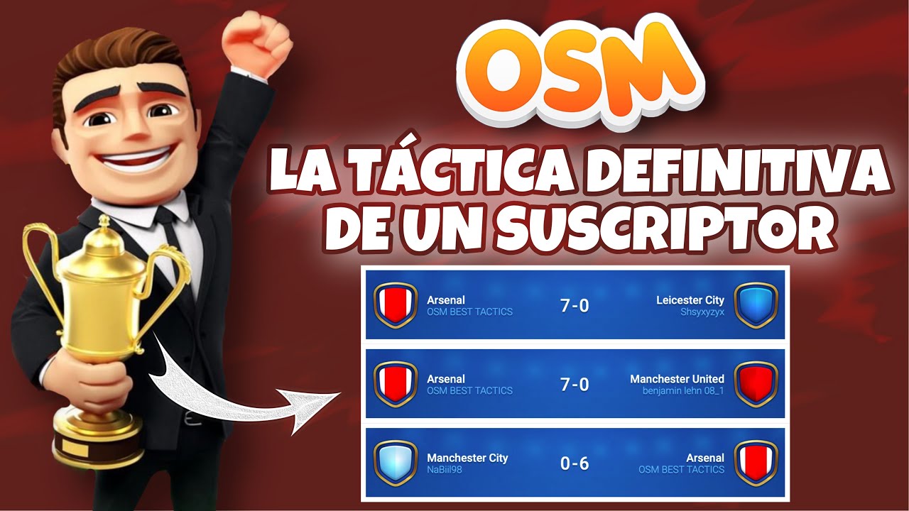 ⚡️ LA TÁCTICA DEFINITIVA DE UN SUSCRIPTOR EN OSM 2021 😱 | +4 GOLES POR PARTIDO CON ESTA TÁCTICA ‼️