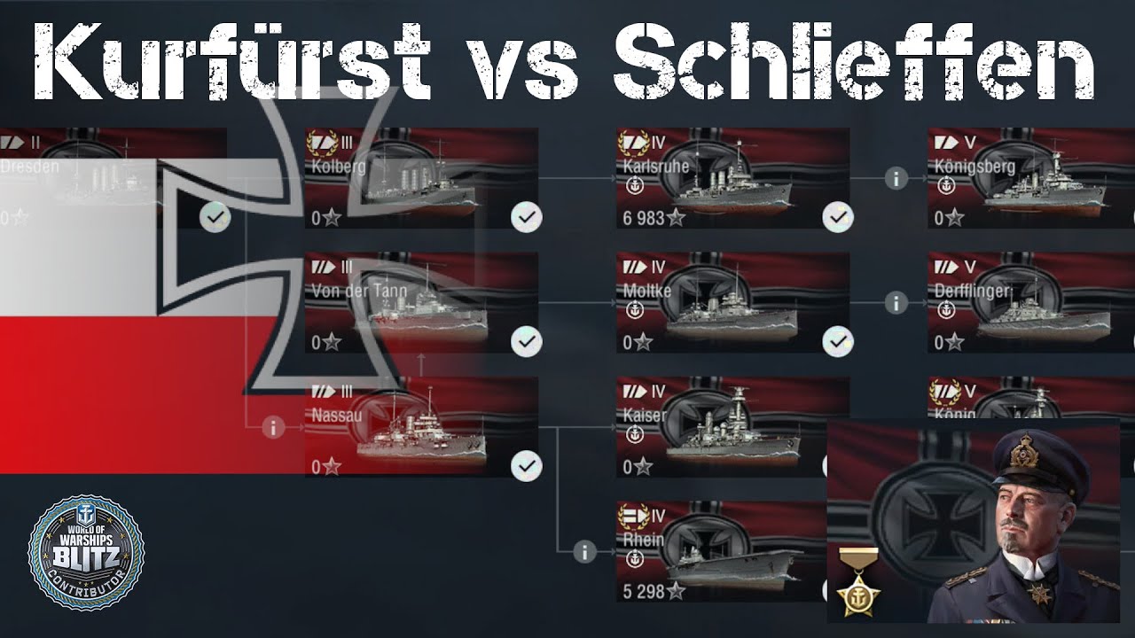 Line Split - German Battleships - World of Warships Blitz