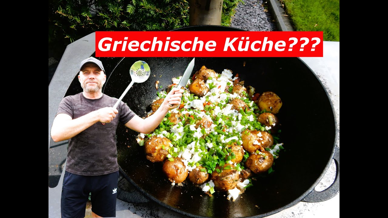Griechisch und Vegetarisch ???? Fetakäse, Kartoffeln und Gemüse. Kazan, Dutch Oven. One Pot