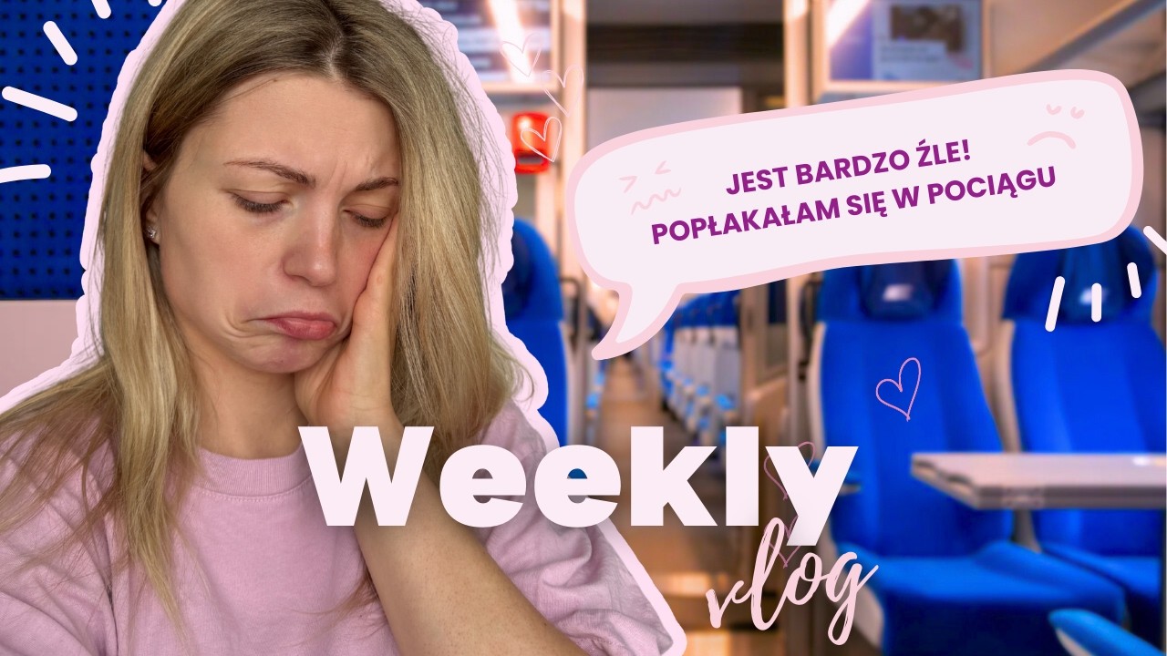 WEEKLY VLOG: WSZYSTKO IDZIE ŹLE... PRESJA I PŁACZ 😭