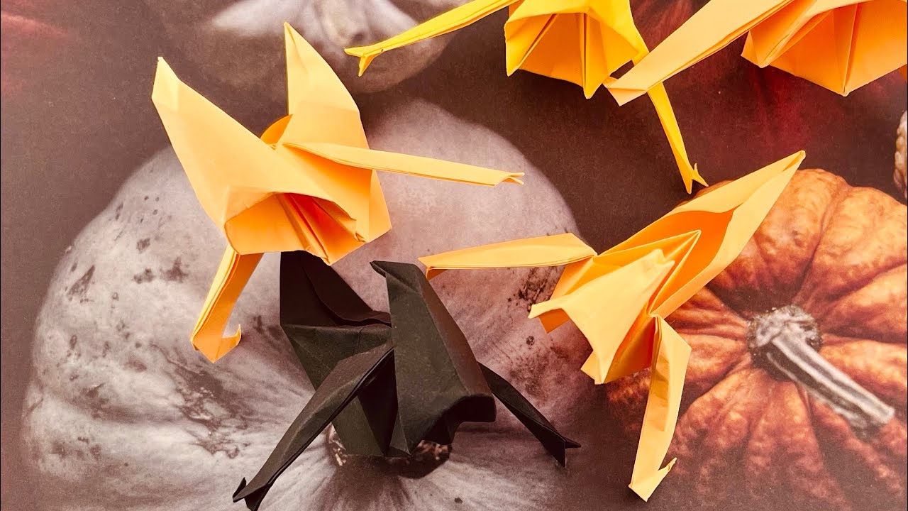 Origami - Paper Ghost for Halloween - It's Actually Kinda Hard!