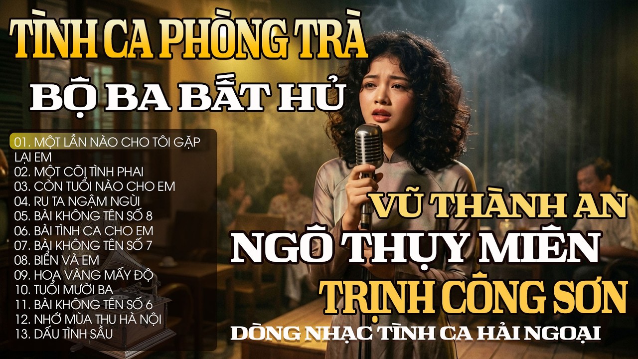 NGÔ THỤY MIÊN, TRỊNH CÔNG SƠN, VŨ THÀNH AN | BỘ TAM TÌNH KHÚC BẤT HỦ VƯỢT THỜI GIAN NGHE LÀ SAY ĐẮM