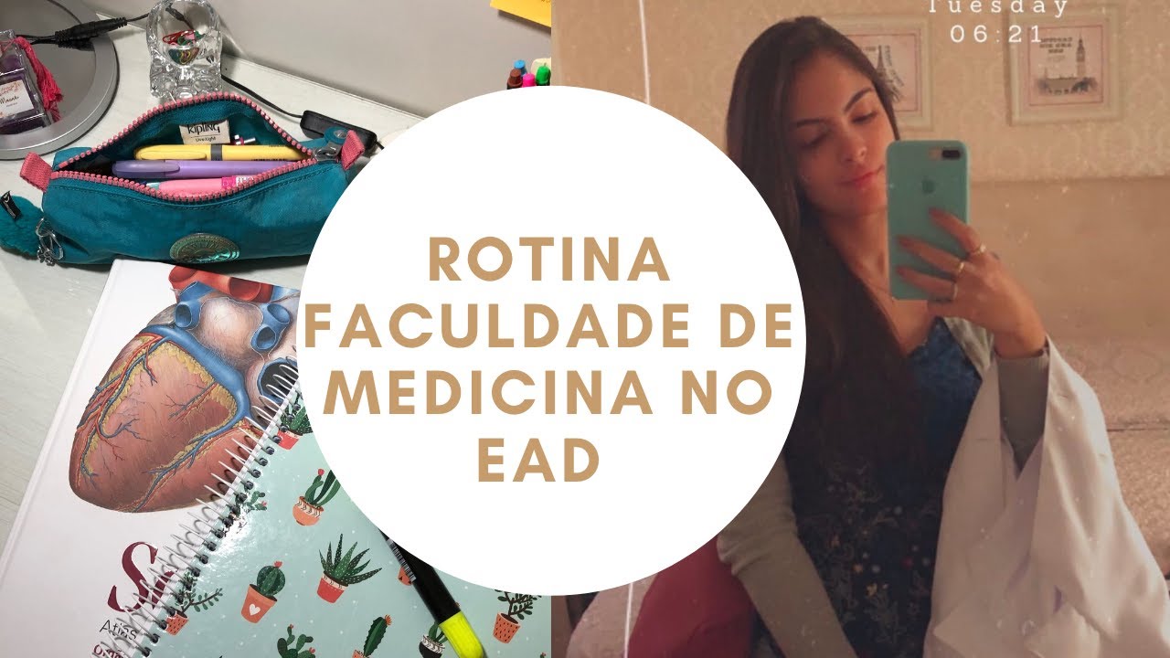 ROTINA DE UMA ESTUDANTE DE MEDICINA #1 | primeiro período, EAD, matérias