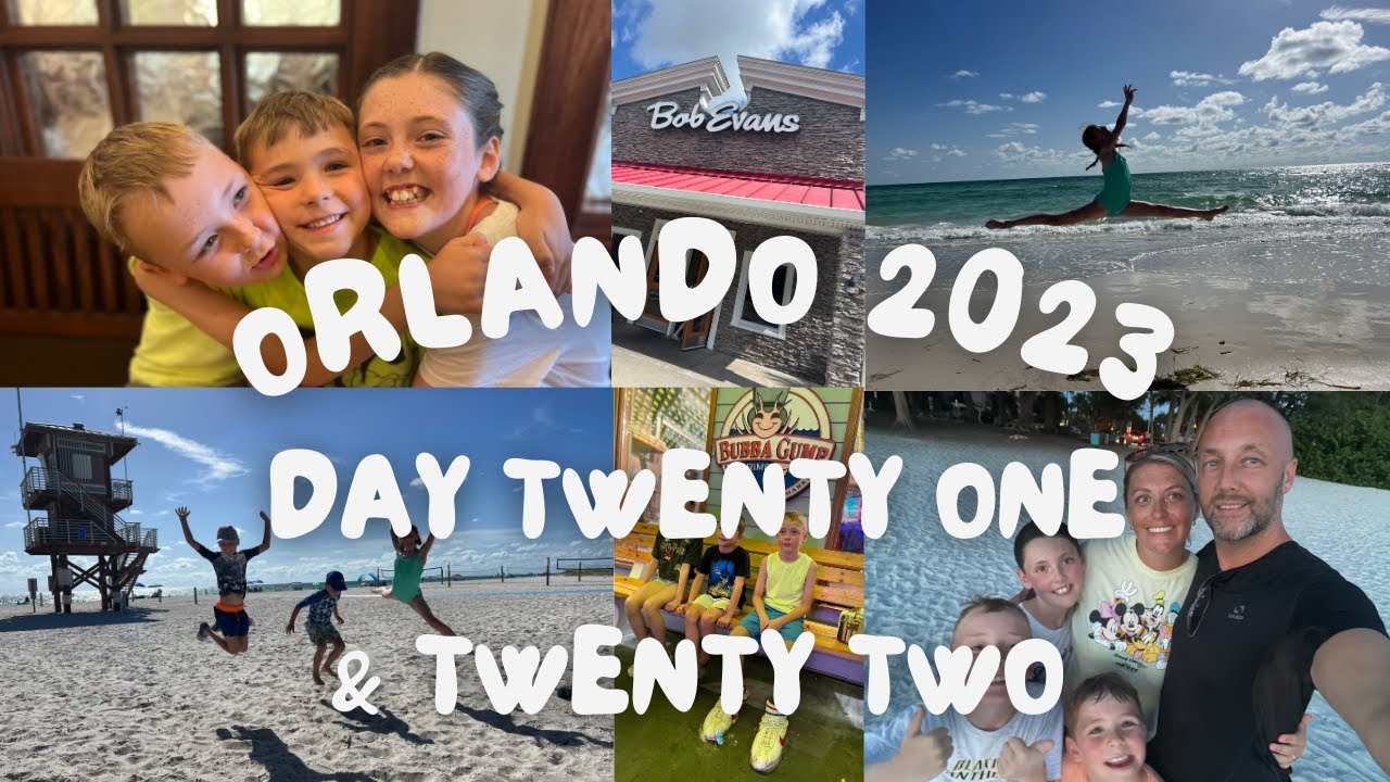 Orlando 2023 - Day 21 & 22 | Islands of Adventure | Bubba Gumps | Anna-Maria Island | Manatee Beach