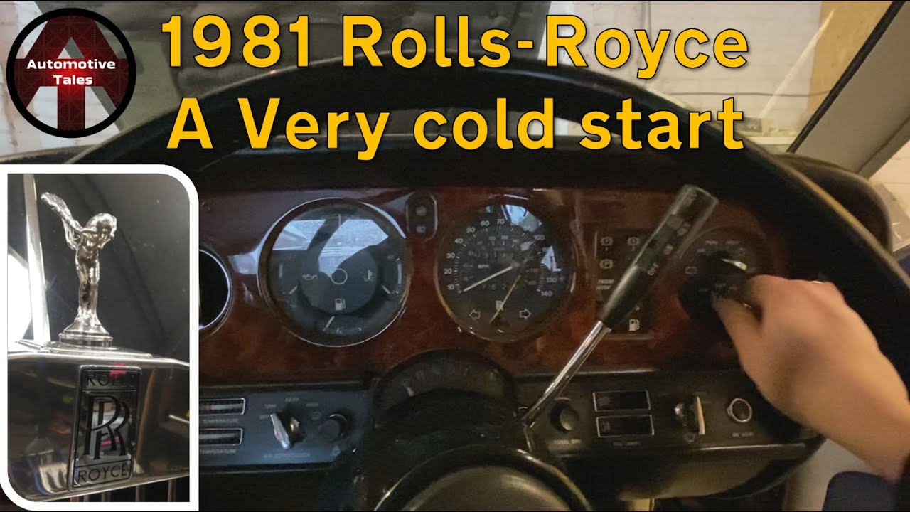 Cold Start of the old Rolls-Royce Silver Spirit...
