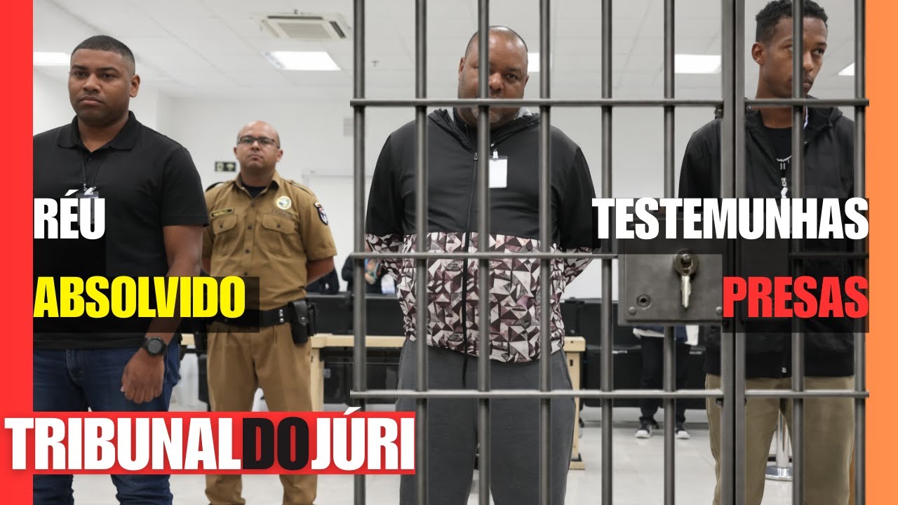 JÚRI | Testemunhas são PRESAS e réu é ABSOLVIDO em julgamento surpreendente