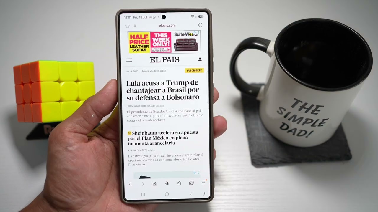 How to Summarise and Translate Websites on Samsung Internet App 2025