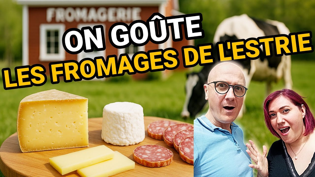 On go&ucirc;te des fromages de l'ESTRIE au Qu&eacute;bec - D&eacute;gustation par des fran&ccedil;ais #fromages #cheese #canada