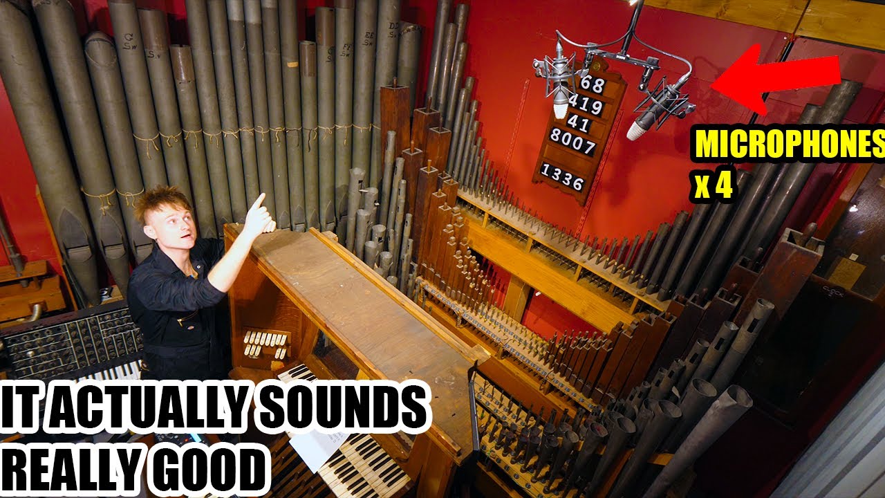 WIRING MICROPHONES INTO THE CHURCH ORGAN
