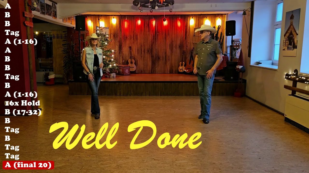 Line Dance WELL DONE (Federica Dall'Aglio) Teach / Dance