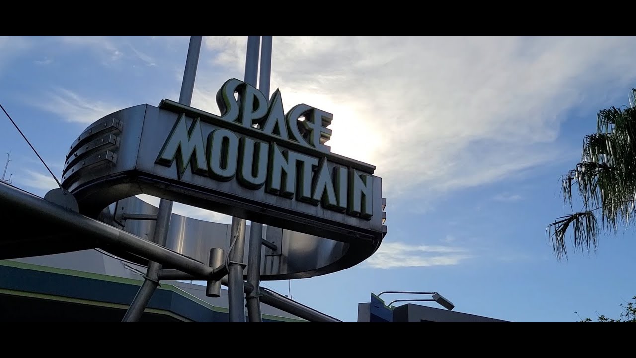 Disney World Space Mountain - Full Ride with Queue and Exit