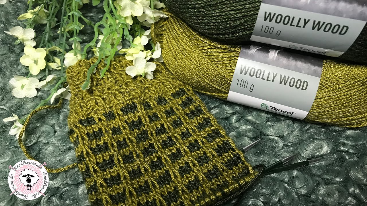Zweifarbiges Sockenmuster stricken / Socke Strickanleitung / Woolhouse.de