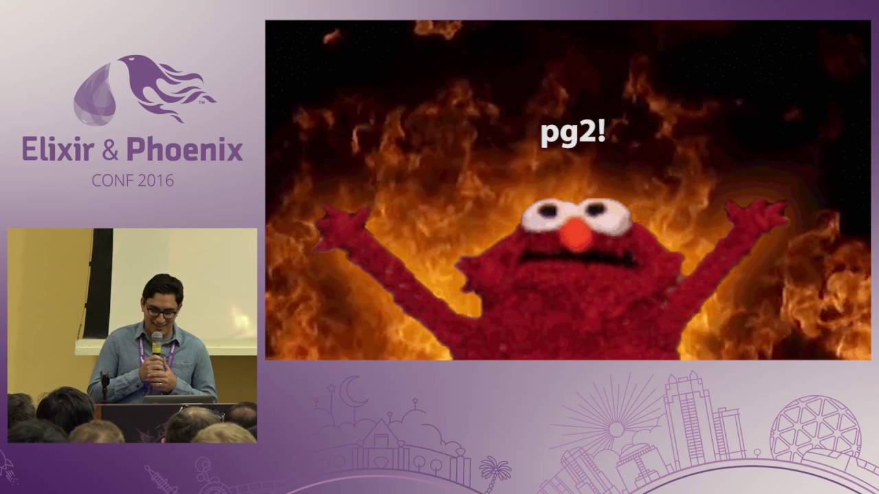 ElixirConf 2016 - pg2 and You: Getting Distributed with Elixir by Eric Entin