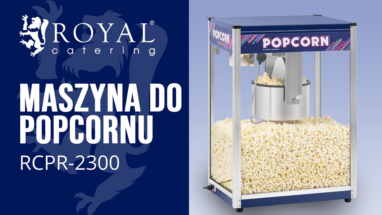 Maszyna do popcornu Royal Catering RCPR-2300 | Prezentacja produktu