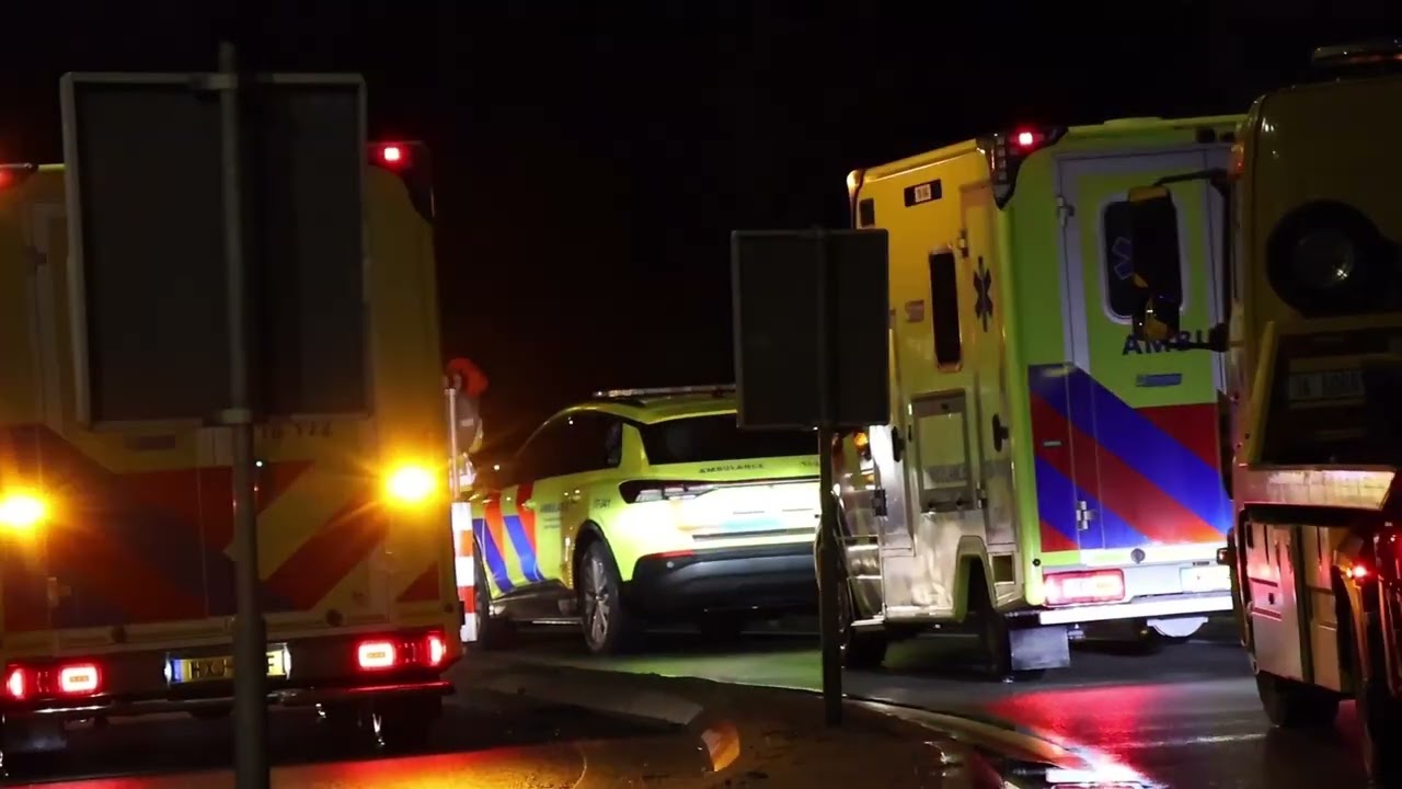 (SIV!)heftig ongeval op de N217 Groeneweg in Oud-Beijerland!