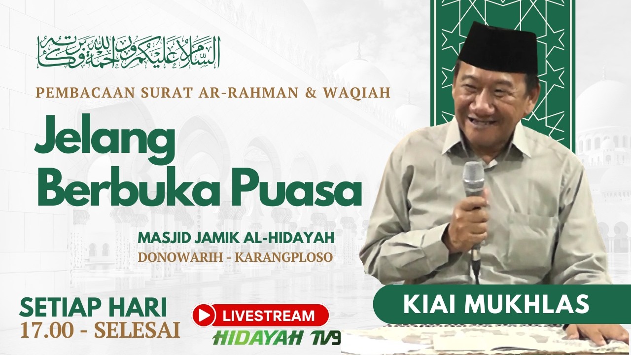🔴 LIVE | JELANG BERBUKA PUASA #26 Masjid Jamik Al-Hidayah Donowarih