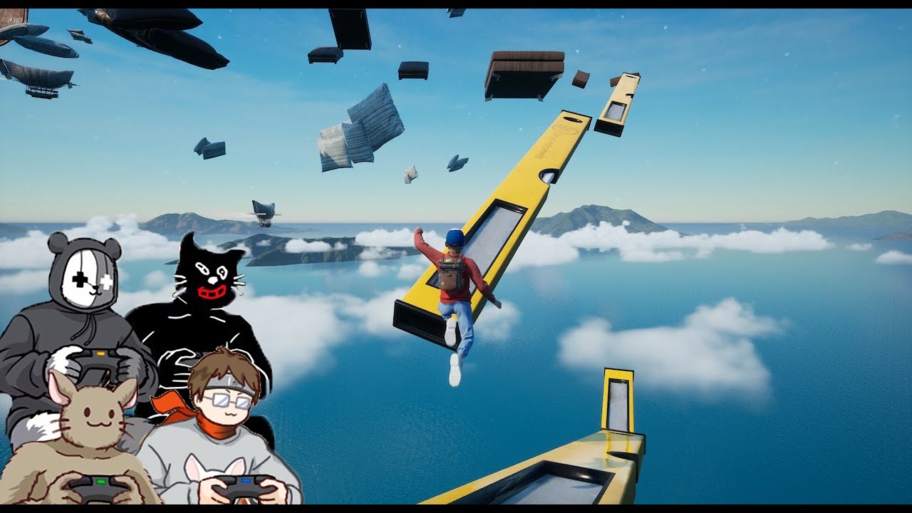 【Only Upwards 】またまた４人でただ登るだけのゲーム