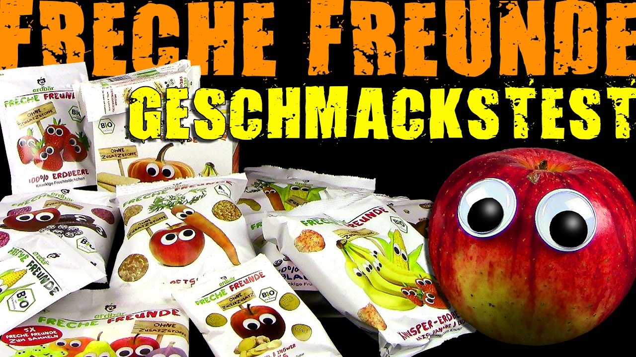 Erdb&auml;r &reg; Freche Freunde - Bio Snacks - Geschmackstest