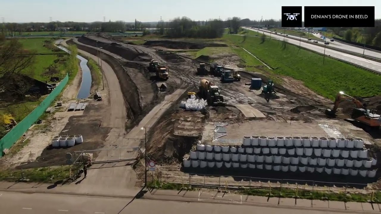 Kijkje op de Bouwlocaties voor de verbreding A27/A59 April 2025