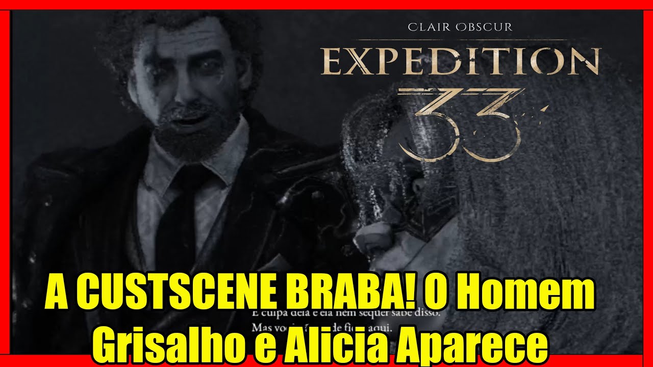 A CUTSCENE BRABA! O Homem Grisalho e Alicia Aparece.  - Clair Obscur: Expedition 33