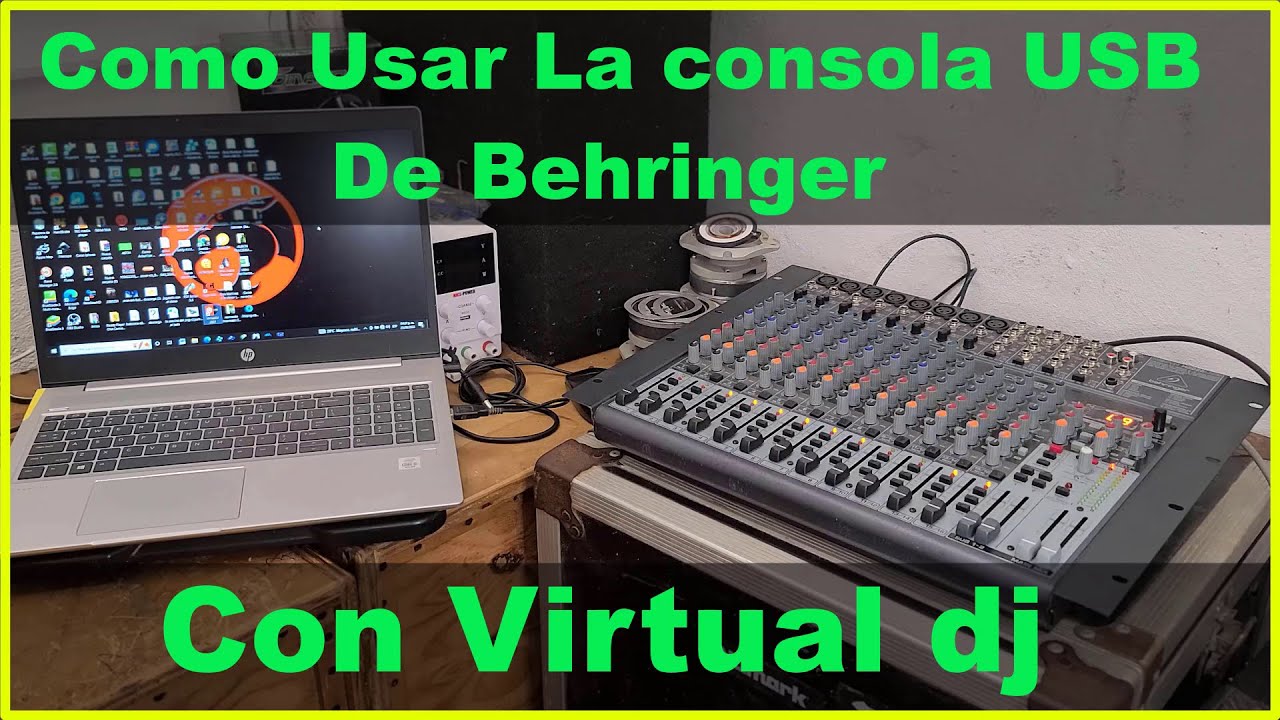 Как использовать USB-консоль Behringer с Virtual DJ.