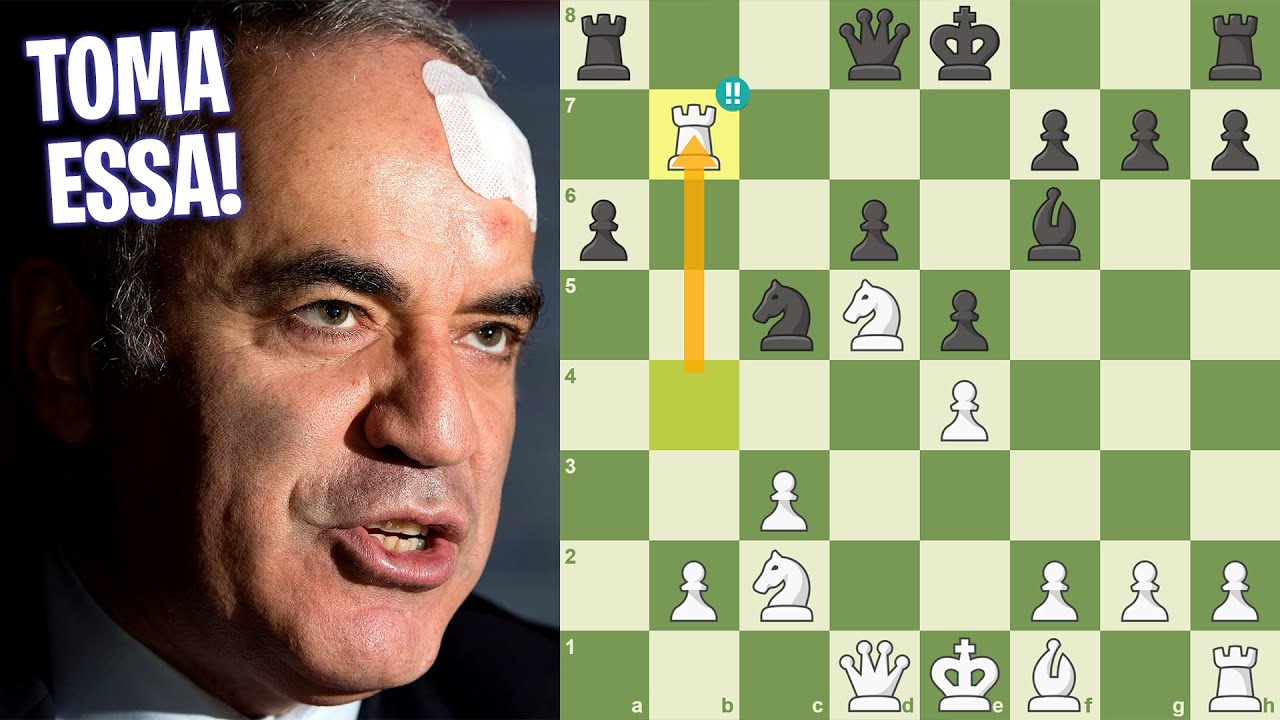 Garry Kasparov SAI DANDO PORRADA do Começo ao Fim!