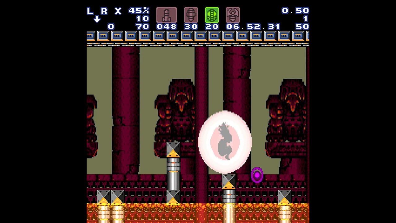 RBO Lower Norfair & Maridia (No Varia Suit and No Gravity Suit)