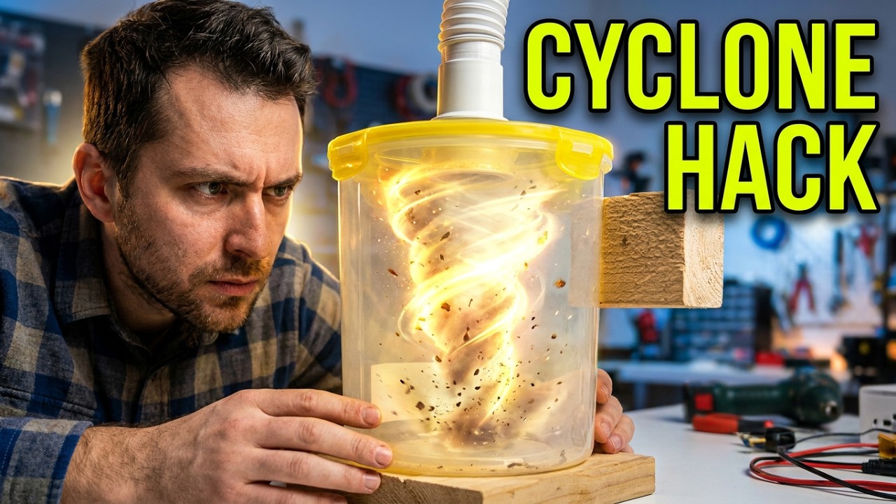 Cyclone Vacuum Cleaner Experiments