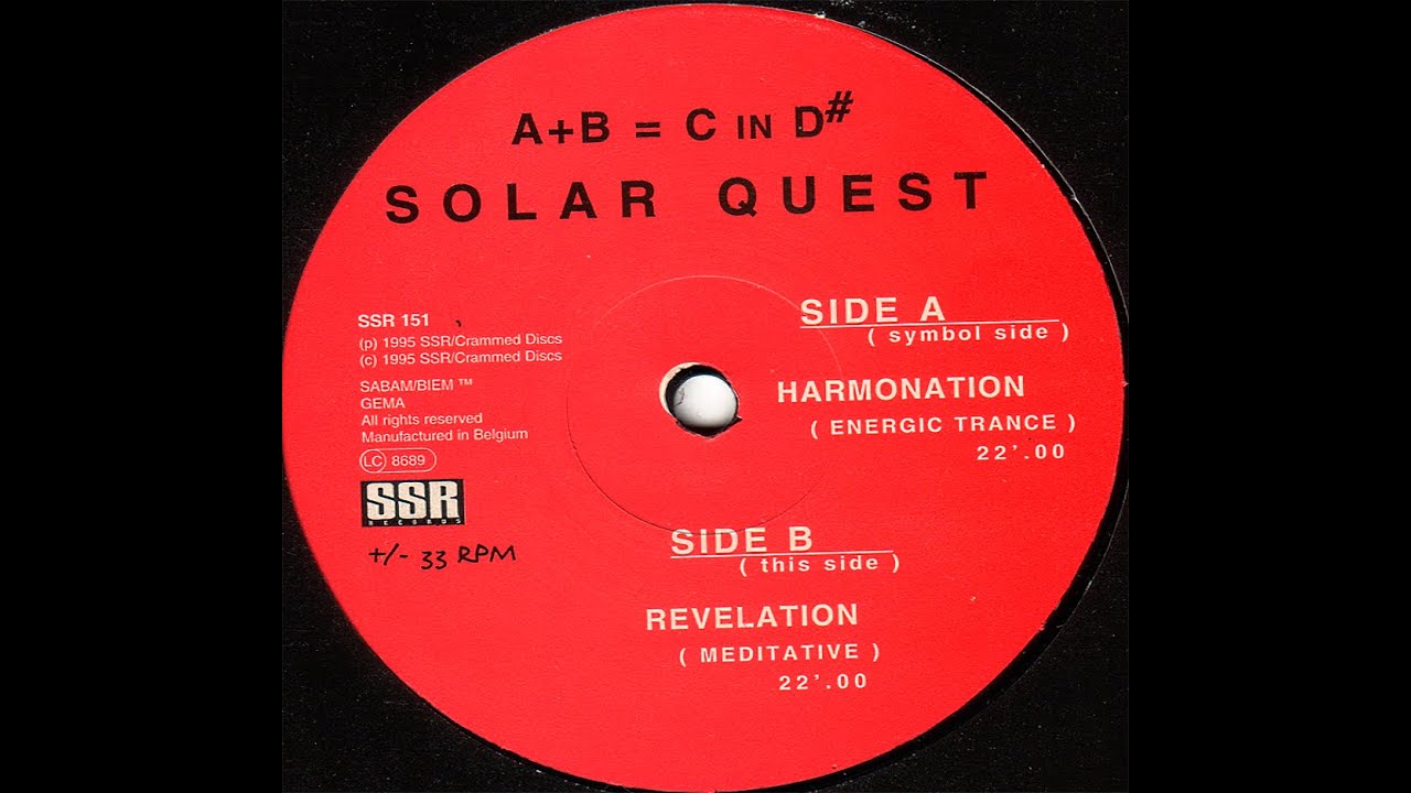 Solar Quest - A+B = C In D# Harmonation (Energic Trance)