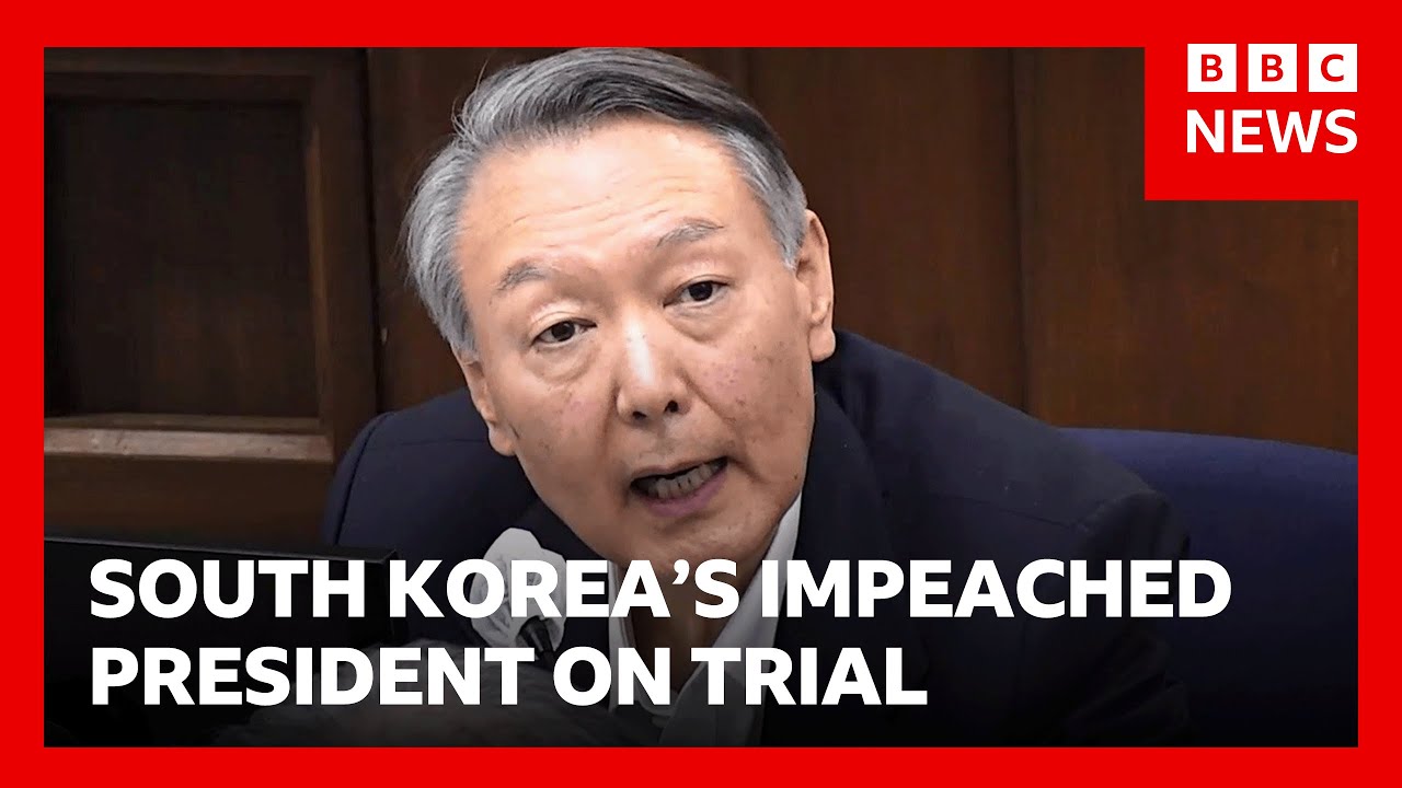 South Korea's impeached president found guilty in first of four trials | BBC News