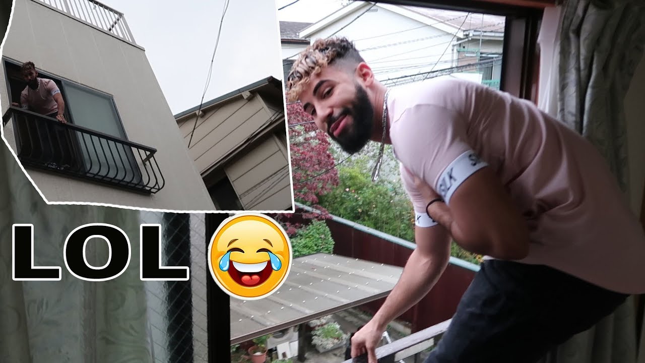 JUMPING OUT THE WINDOW PRANK! | JAPAN VLOGS