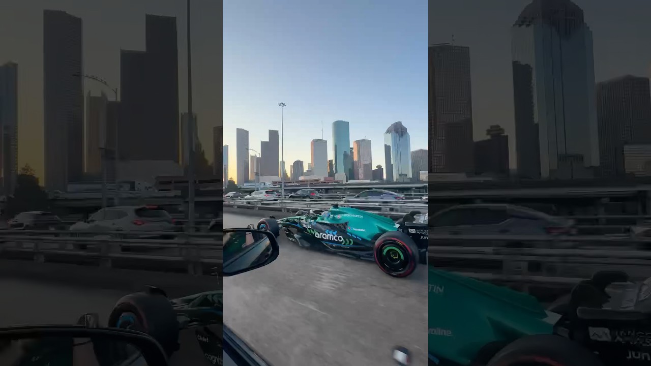 Taking to the streets of your hometown in an F1 car. What dreams are made of. #F1 #formula1