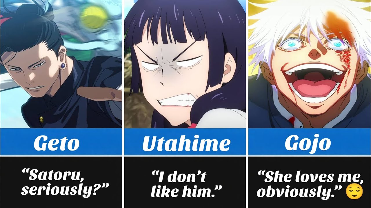 Jujutsu Kaisen Characters React To Gojo x Utahime 