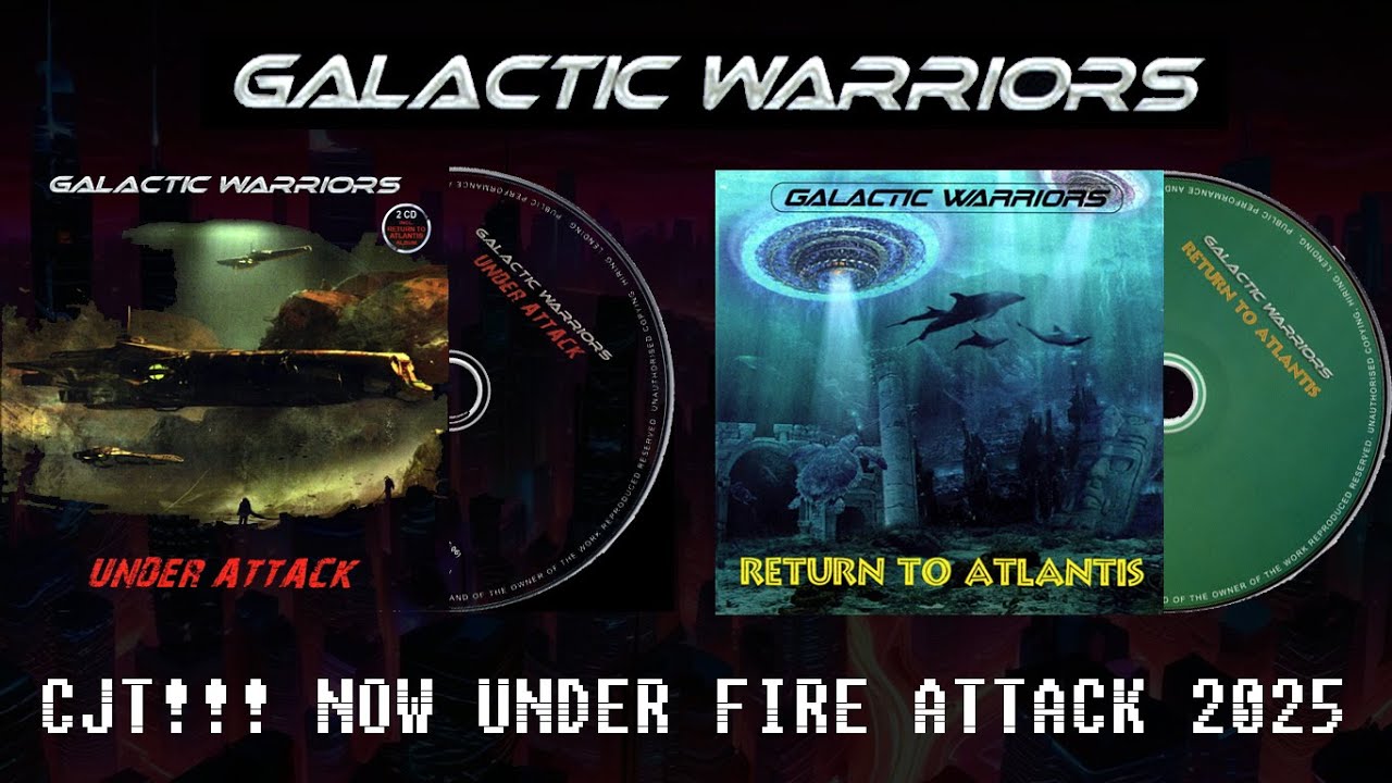 #spacesynth Galactic Warriors - CJT!!! Now Under Fire Attack 2025
