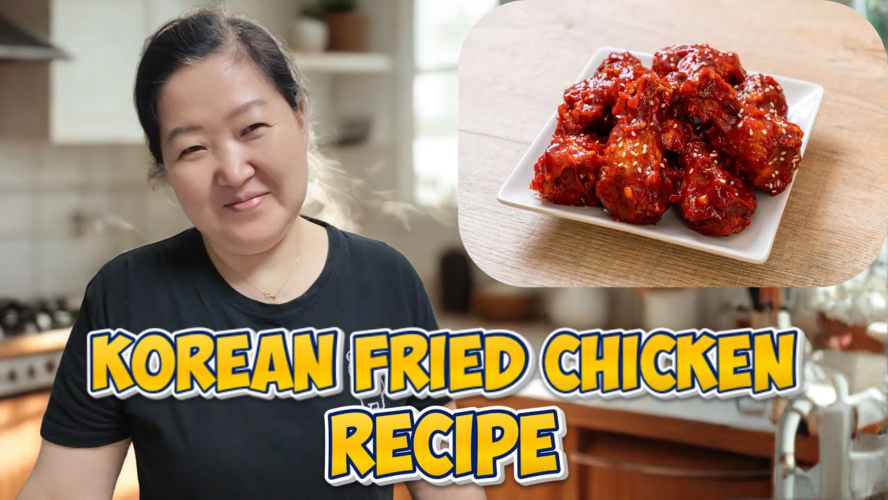 Korean Fried Chicken Recipe 😋| Sweet And Spicy Fried Chicken| Desi Korean 