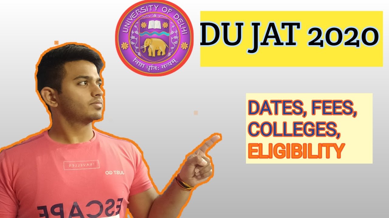 DU JAT 2020 DELHI UNIVERSITY BMS BBA B.A honors || Complete Guidance|| All points covered with SEATS