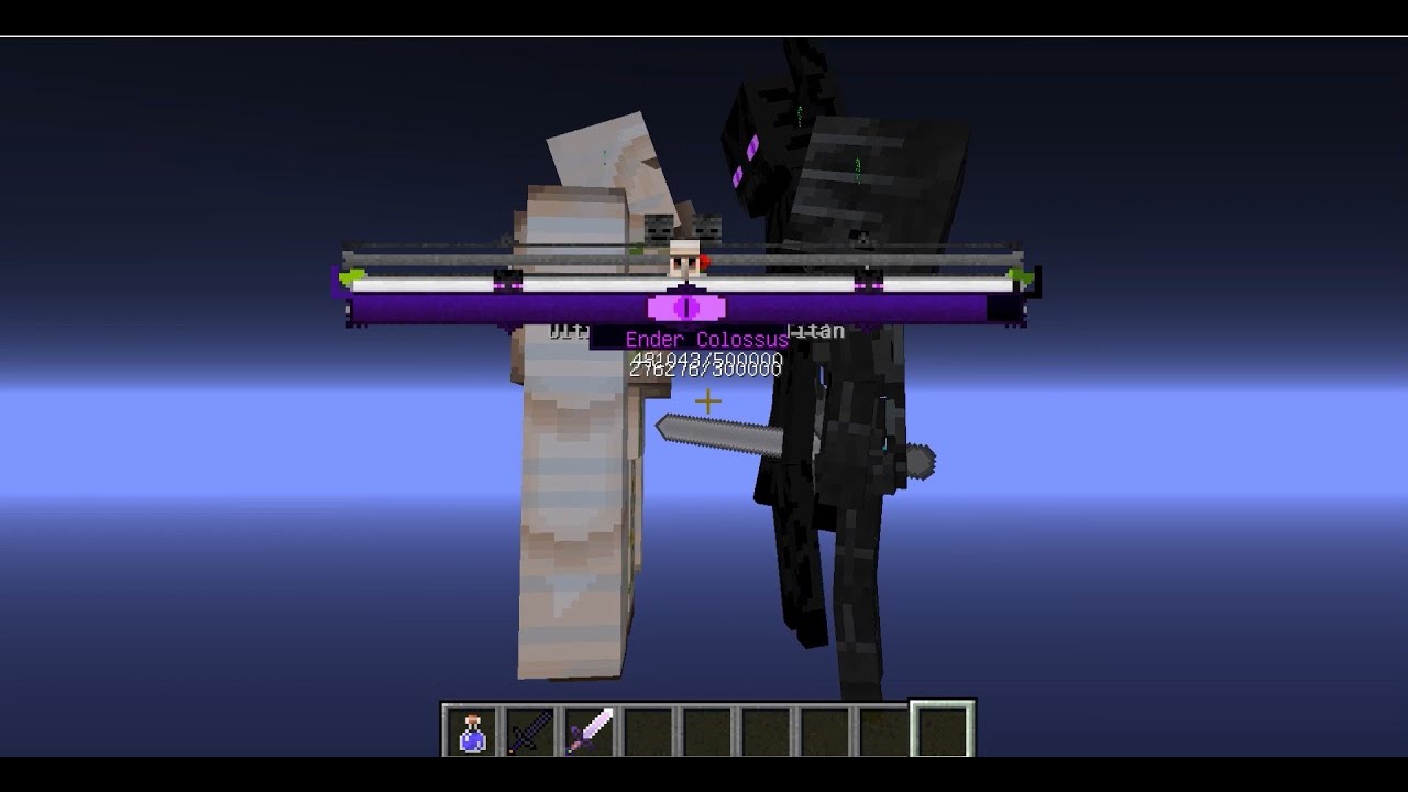 Ultima Iron Golem Titan  VS  Ender Colossus  +  Wither Skeleon Titan【0.495】