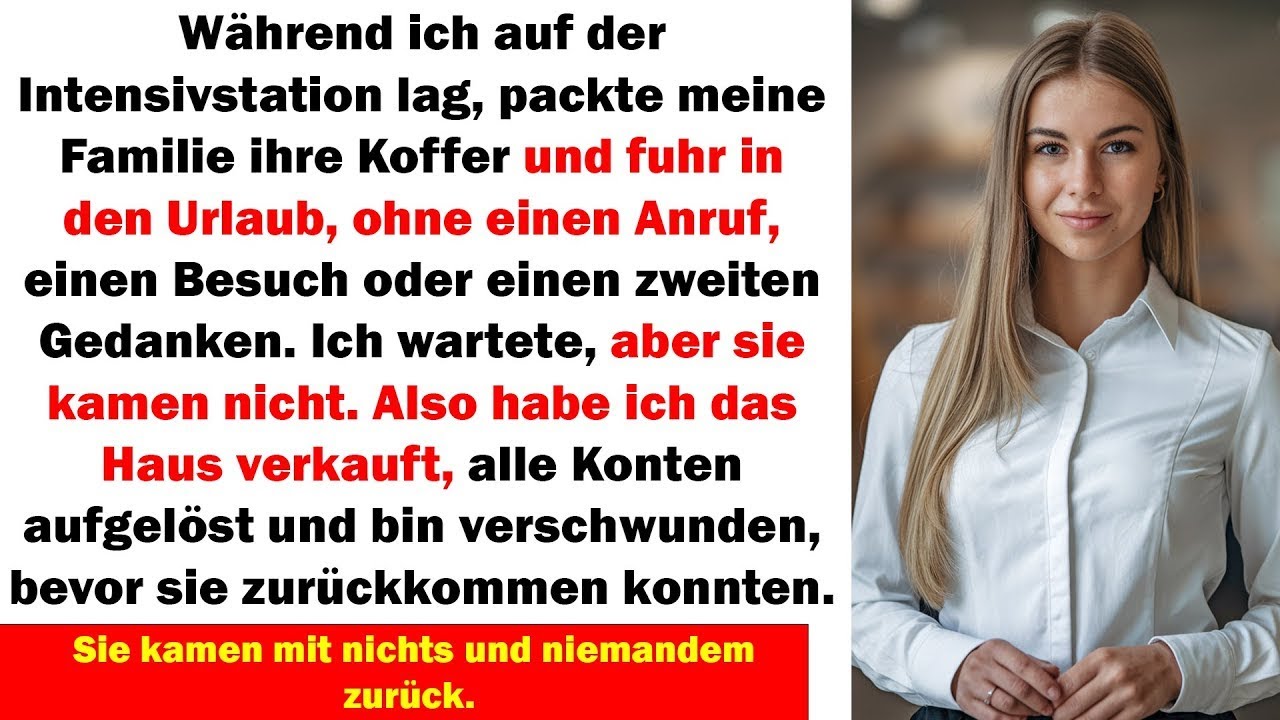 Während ich im Sterben lag, verließen sie mich also verschwand ich mit allem, bevor sie zurückkamen