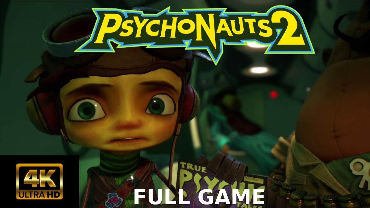 Psychonauts 2 - FULL GAME Playthrough 4K - No Commentary