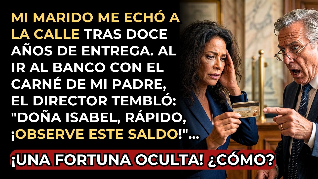 Sin hogar tras el divorcio, hasta que el banquero vio la vieja tarjeta de mi padre.