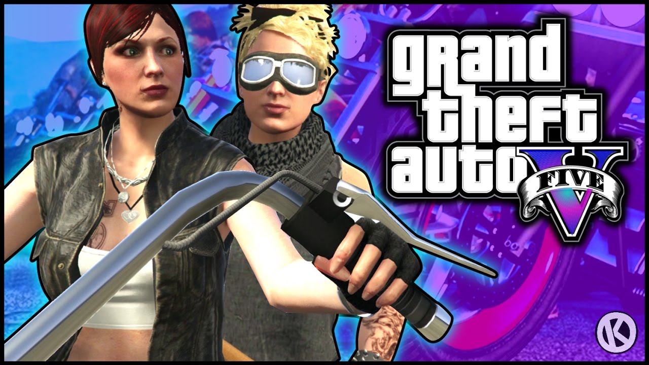 GTA 5: Biker Missions & The Haunted Motel (funny moments)