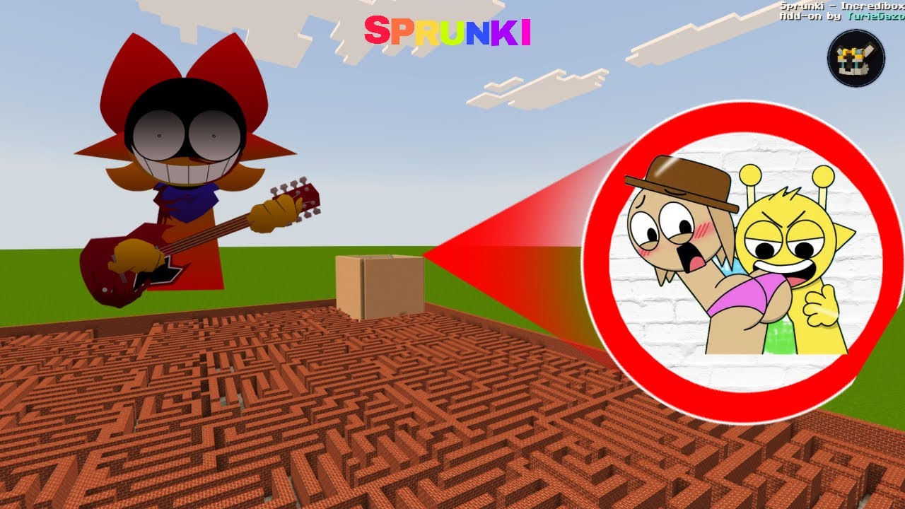 I Found NEW INTERESTING Incredibox Sprunki in Maze Gmod Minecraft