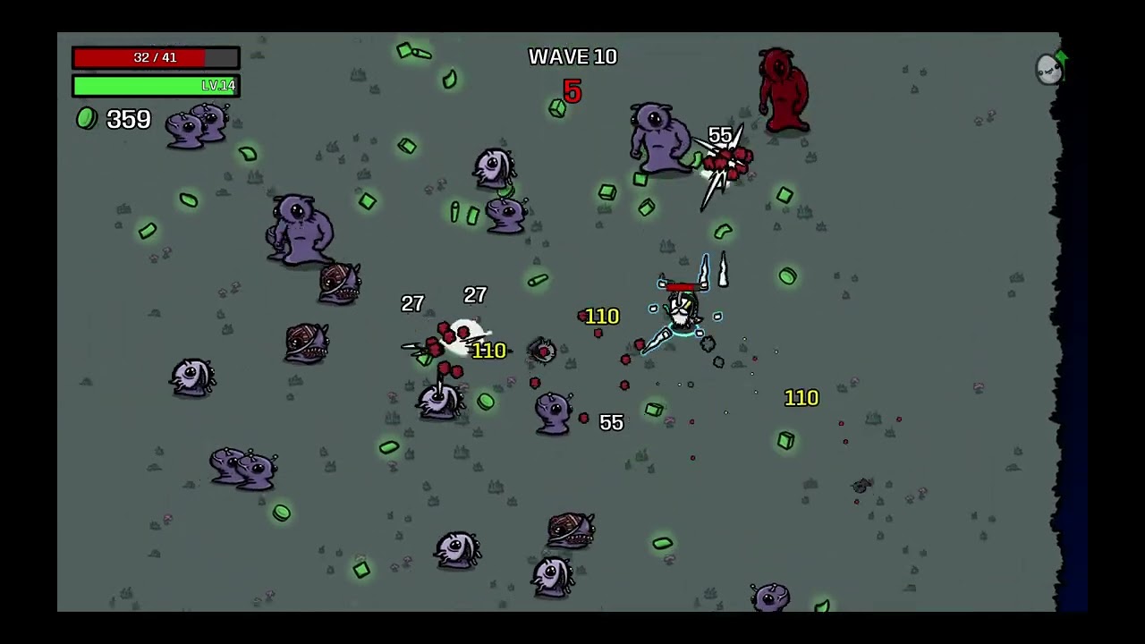 Crazy: 6 Icicle | Brotato: Crash Zone