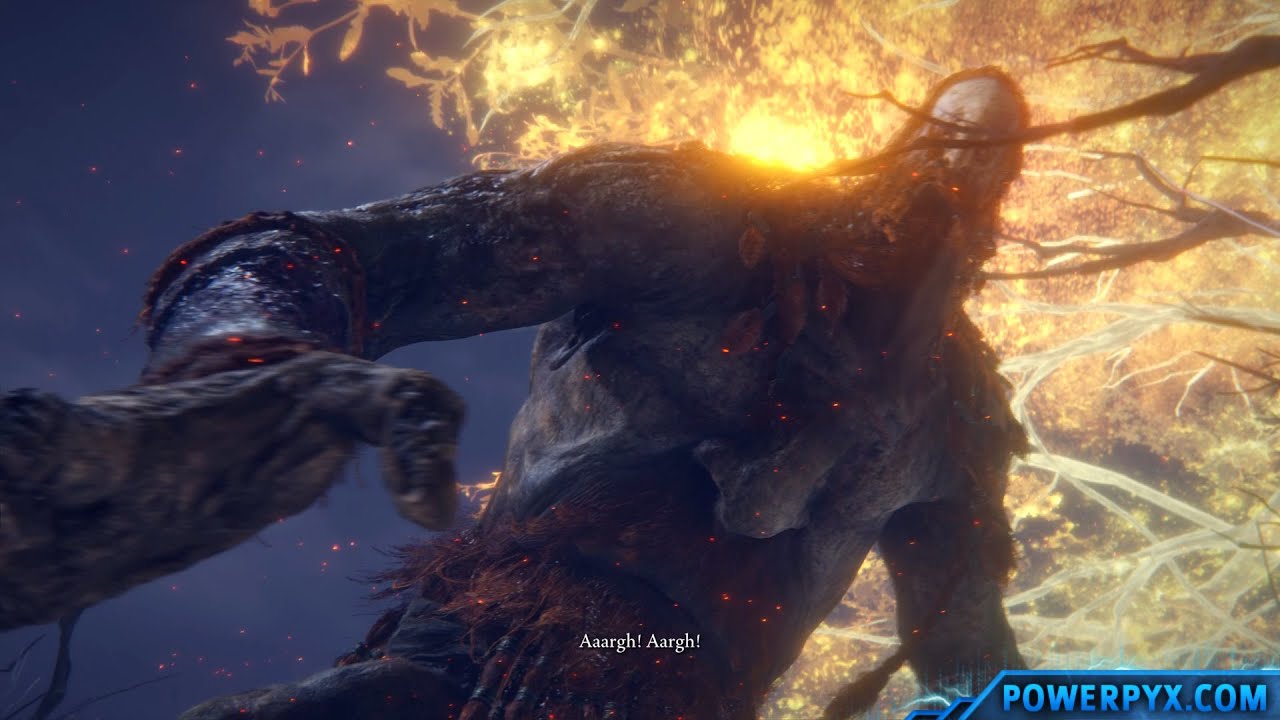 Elden Ring - Fire Giant Boss Fight & Location (Easy Cheese Instant Kill Method)