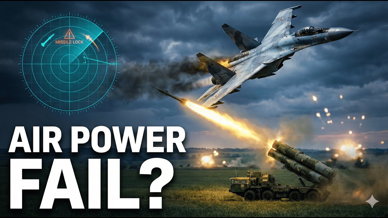 Why Russia’s Air Power Crumbled — A Technical & Strategic Breakdown