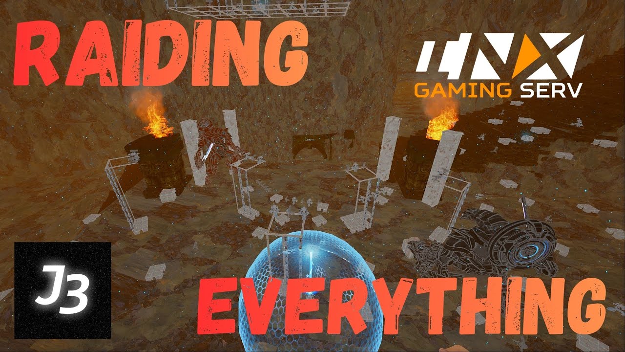 RAIDING EVERYTHING WE FIND - INX 4man - Episode 7 - ARK PVP
