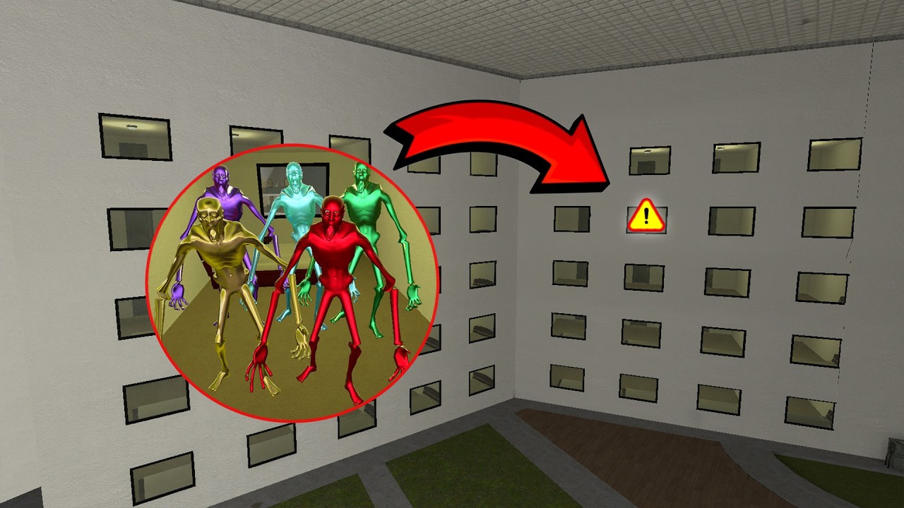 I  FOUND SCP-096 THE SHY GUY ALL COLORS!! Garry's Mod Sandbox #12