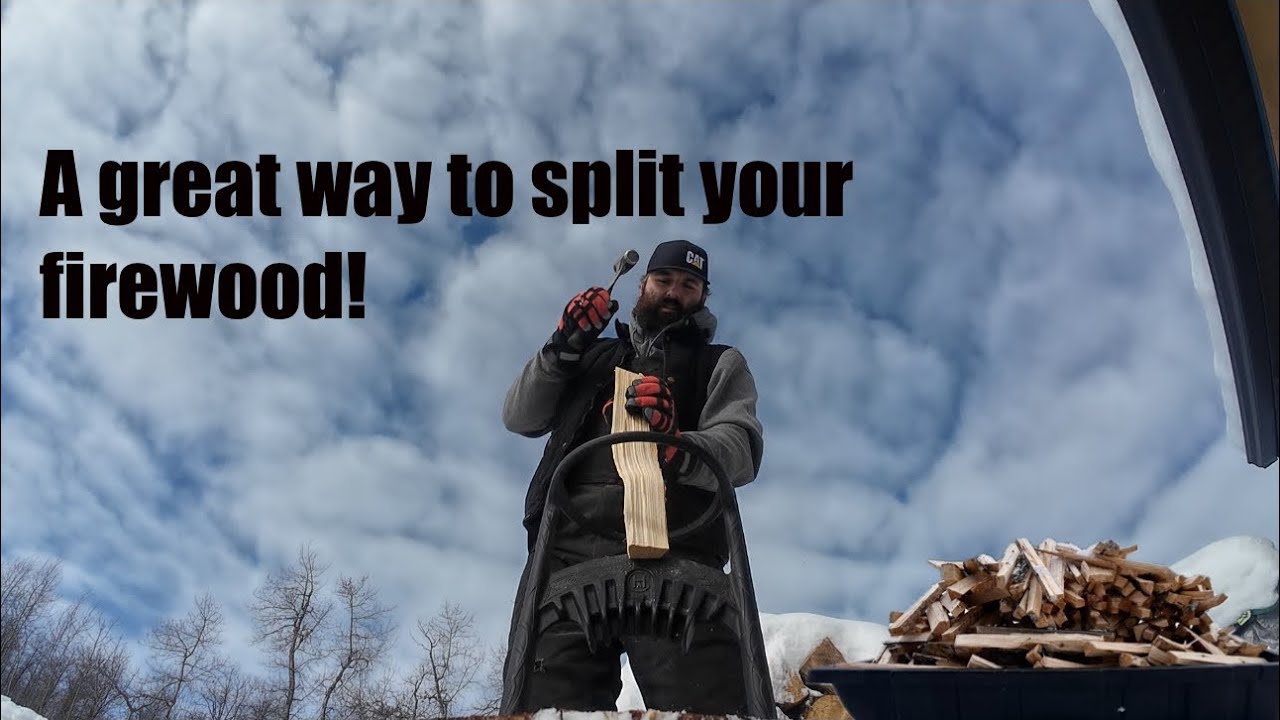 Kindling cracker XL - splitting firewood with a hammer !