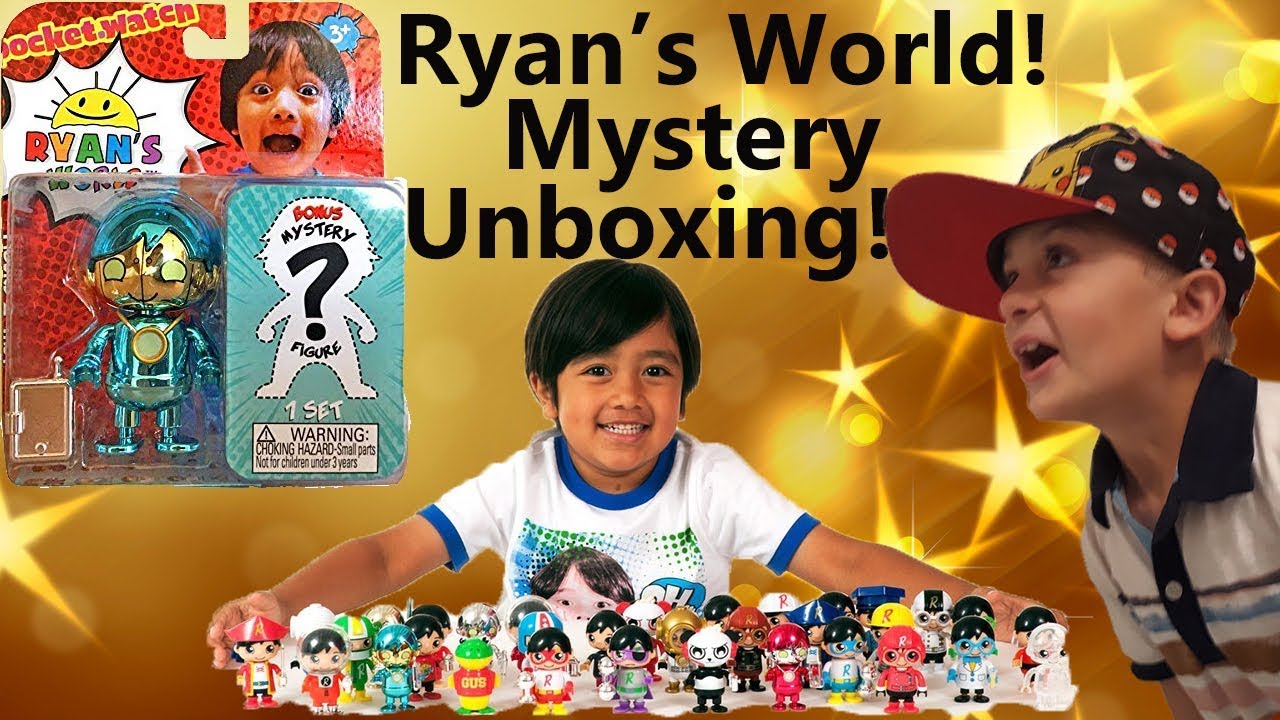Ryan Toys Review Ryan's World Figures in Real Life!