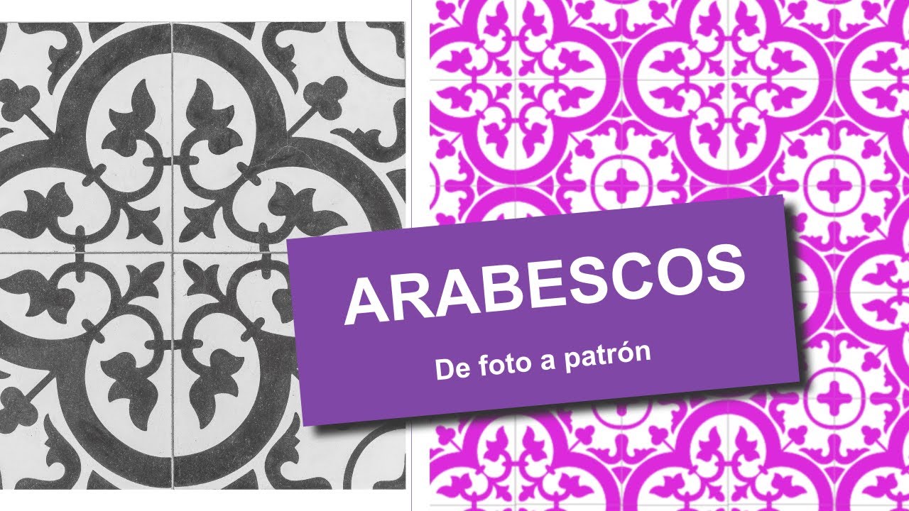 Cómo dibujar arabescos en Inkscape a partir de una foto (patrón reutilizable) #tutorialinkscape